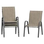 Amopatio Patio Chairs Set of 4, Out