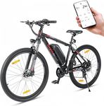 Eleglide Electric Bike, 27.5''/29'' Electric Bicycle for Adults, E Mountainbike, 36V 15Ah Removable Battery,Max Range 125KM, Dual Hydraulic Disk Brake, 24 Speed, APP (MTB-2, 27.5'')