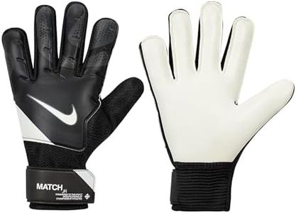 Nike Glove NK Gk Match Jr - Ho23, Black/Dark Grey/White, FJ4864-011, 4