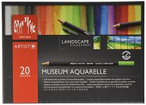 Caran D'Ache Museum Aquarelle Landscape Pencils - Assorted Colours (Pack of 20)