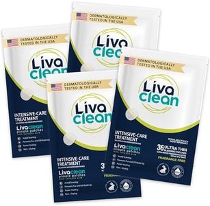 LivaClean (144 Count, 4 Pack) Hydrocolloid Patches w/Salicylic Acid, Hydrocolloid Patches for Face, Gunk Catcher