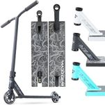Pro Stunt Scooter for Kids and Teens Ages 8-12 – Lightweight Durable Trick Scooter for Skatepark and Street – Easy Assembly – Madd Gear MG4 (Black/Black