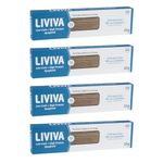 LIVIVA Low Carb High Protein KETO Spaghetti Pasta - 27g of Protein, 8g Net Carbs, Diabetic-Friendly - Made with Pea Protein, Mulberry Leaf and Konjac (Pack of 4)