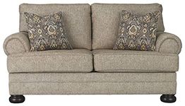 Signature Design by Ashley Kananwood New Traditional Loveseat, Light Brown, 78" W x 42" D x 40" H