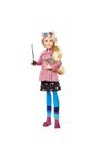 Mattel Harry Potter Luna Lovegood Collectible Doll (~10-inch) Wearing Tweed Jacket, Skirt and Tights, with Quibbler and Spectrespecs, Gift for 6 Year Olds and Up, GNR32