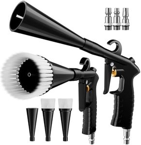 BRNMLD Detailing Car Cleaning Gun Interior Dryer Air Blow Gun, High Pressure Blower Gun, Car Detailing Tools for Quickly Blowing Out Dirt and DustWorking with Air