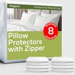 King Size Pillow Protectors with Zi
