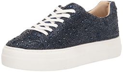 Betsey Johnson Women's Sidny Sneaker, Navy, 8