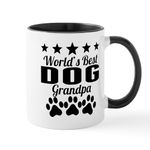 CafePress World's Best Dog Grandpa Mugs 11 oz (325 ml) Ceramic Coffee Mug