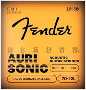 Fender 80/20 Bronze 12-String Acoustic Strings