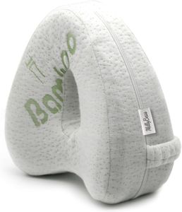 MillyBeas Orthopaedic Memory Foam Knee Pillow – Side Sleeper, Bamboo Cover