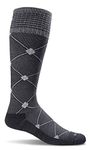 Sockwell Women's Elevation Firm Graduated Compression Socks, Black Multi, Medium/Large