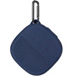 Aotnex Silicone Case for Bose SoundLink Micro Bluetooth Speaker, Super Soft Waterproof Shockproof Cover with Portable Metal Hook Fits Bose Micro Speaker for Secure Outdoor Protection(1 Pack) (Blue)