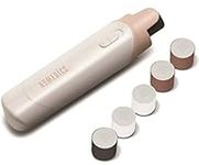 HoMedics Nail Buffer & Polisher - Compact Electric Nail File, Shape + Polish to a Natural Shine for Perfect Hands and Feet, Coarse + Fine Ion Tips, 2 Speed Levels, Single AAA Battery (Included)