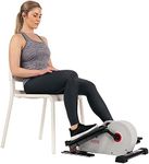 Sunny Health & Fitness Fully Assembled Magnetic Under Desk Elliptical Peddler, Versatile Compact Home Office Workout Equipment, Portable Foot & Leg Pedal Exerciser