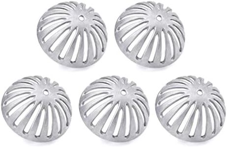 osseph Floor Sink Strainer, Floor Drain Strainer, Heavy Duty Aluminum Dome Drain Cover, Floor Drain Cover for Restaurant, Home, Garden, Kitchen, Bar, Buffet or Food Service 5-1/2" W x 2-1/4"H(5PCS)