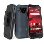 BELTRON DuraForce Ultra 5G UW Case with Clip, Heavy Duty Case with Swivel Belt Clip for Kyocera DuraForce Ultra 5G E7110 (Verizon) Features: Secure Fit & Built-in Kickstand (Gunmetal Grey)