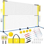 KIKILIVE Portable Badminton Net Set