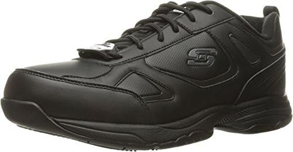 Skechers Men's Dighton Athletic Work Food Service Shoe, Black, 10.5 Wide