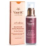 VauriiC All Day Face Moisturizer 50gm for Dry Skin Deep Nourishment & Hydration | Lightweight, Calming, Oil Free, Fast Absorbing, Enriched with Shea butter, Aloe Vera, Almond oil, Niacinamide & Natural SPF, Alcohol Free, Vegan, Men & Women | All Skin Type