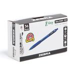 Zebra Pen Z-Grip Retractable Ballpoint Pen, 1.0mm, Blue Ink, 36-Pack (25236)