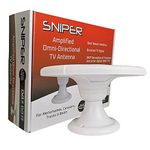 Sniper Automotive SN-335 DVB-T Digital TV Aerial for Caravan and Boats,White