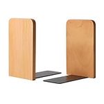 Muso Wood Book Ends for Shelves, No