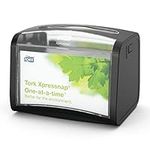 Tork 272611 Xpressnap Tabletop Napkin Dispenser N4 / Paper Dispenser Suitable for N4 Interfold Napkin Refills / Signature Design / Black