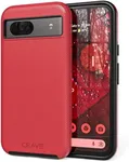 Crave Dual Guard for Google Pixel 8a Case, Shockproof Protection Dual Layer Case for Google Pixel 8a - Red