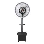 EUROKRAFT GRACE MF-309 26" MIST COOLING WATER COMMERCIAL DOMESTIC FAN Silver