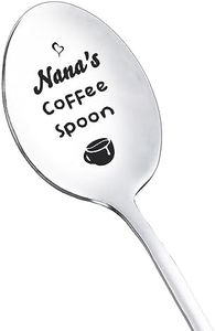 Gifts for Nana from Granddaughter Grandson Funny Nana's Coffee Spoon for Grandma Nana Coffee Tea Lover Gifts Spoon for Nana Christmas Grandmother Gifts Stainless Steel Spoons