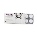 Breville Espresso Cleaning Tablets, White - BREBEC250 8 Count (Pack of 1)