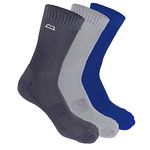 HEELIUM Bamboo Crew Socks for Men | Formal Socks, Full Length | Odour Free & Cushioned Base | 3X Softer than Regular Socks