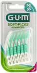 Gum Dental Soft Picks Advanced 30 Piece with Travel Case Regular