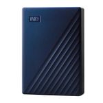 WD 6TB My Passport for Mac, Navy,Portable External Hard Drive with Backup Software and Password Protection, USB 3.1/USB 3.0 Compatible - WDBK6C0060BBL-WESN