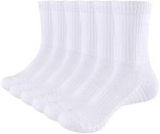 YUEDGE Mens White Moisture Wicking 