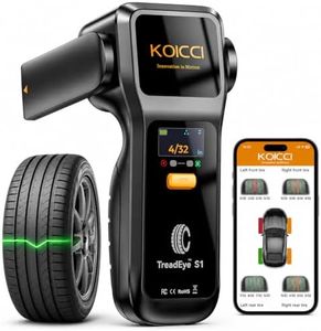 KOICCI Laser Digital Tire Tread Depth Gauge, Electronic Tool Scanner 32nds
