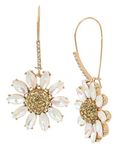 Betsey Johnson Rose Dangle Earring Color, One Size, Metal