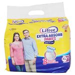 Lifree Extra Absorbent Diaper Pants - 10 Pants (Extra Large) Unisex Adult