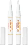 Handmade Heroes Strengthener 8% Colloidal Oat Cuticle Oil Pen 2 pen set - Nourish Repair Cuticles Hands Vegan Cruelty Free