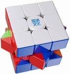 Bukefuno MoYu WeiLong WRM V10 MagLev 20 Ball-Core UV 3x3 Version Magnetic Speed Cube WeiLong 20 Ball-Core UV Stickerless Magic Puzzle 3x3x3 Cube Toys（WeiLong V10 20 Ball-Core UV Coated Version） Cubes