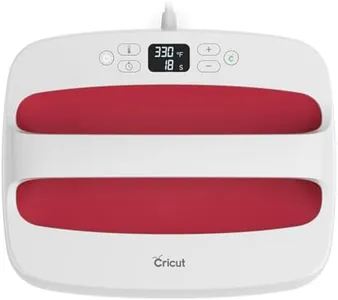 Cricut EasyPress 2 Heat Press Machine (12 in x 10 in), Ideal for T-Shirts, Tote Bags, Pillows, Aprons & More, Precise Temperature Control, Features Insulated Safety Base & Auto-Off, Raspberry