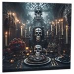 Gothic Birthday Card Skull Goth Rock Alternative Birthday Card 145 x 145mm