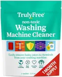 Truly Free Laundry Washing Machine Cleaner - Wash & Cleans Front Load & Top Load Washers -Tub Cleaner & Deodorizer (1-Use)