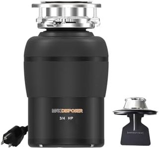 Max Disposer Garbage Disposal Quiet Kitchen Sink