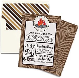 Bonfire Party Invitation
