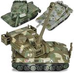 ArtCreativity Diecast Pull Back Tank Toys, Set of 3, Diecast Tank Military Toys in Camouflage Colors, Army Toys for Boys and Girls with a Pullback Motion, Gifts and Army Party Favors for Kids