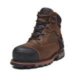Timberland PRO Men's CSA Boondock 6 Inch Composite Safety Toe Puncture Resistant Waterproof Industrial Work Boots, Brown, 9 Wide