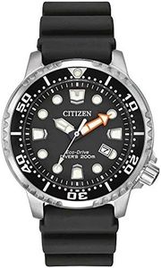 Citizen Men's Analogue Solar Powered Watch with Black Leather Strap BN0150-28E