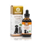 NaturPet Urinary Care for Cats and Dogs | for Urinary Tract Support | UTI Support, Chrystals, Stones | Herbal Tincture 100mL